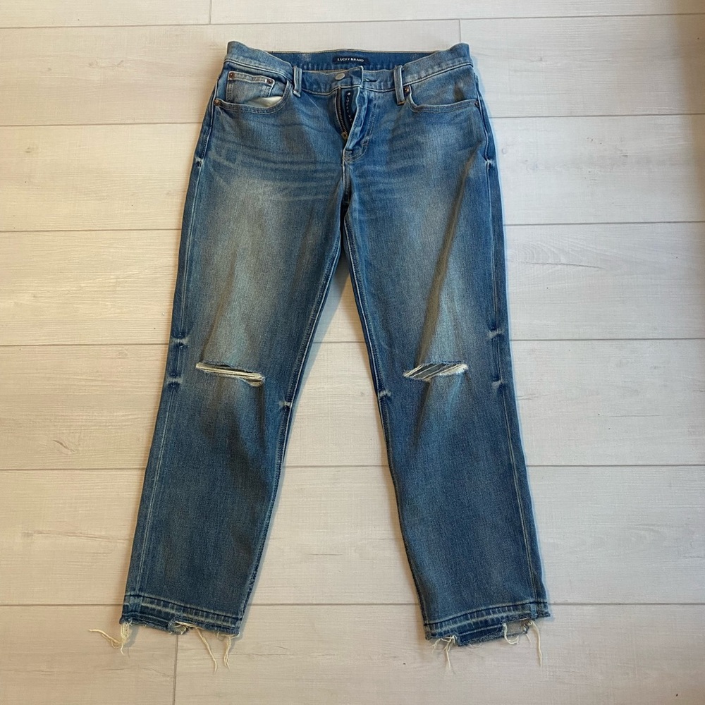 Lucky Brand Mid Rise Boyfriend Jeans
